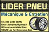 Logo Garage Lider Pneu Les Pavillons Sous Bois 93320